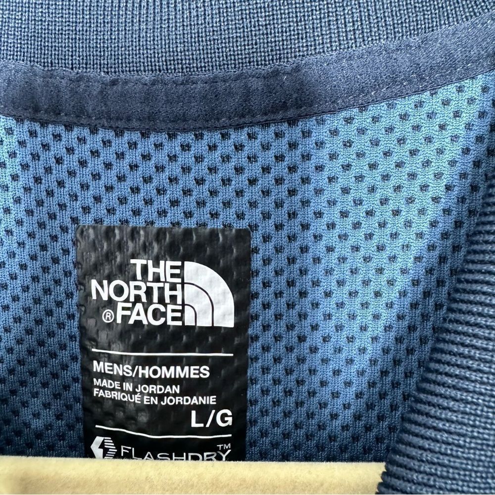 The North Face blue polo shirt size large - Picture 3 of 5